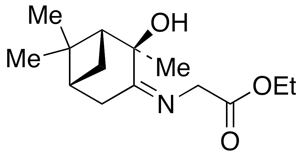 (+)-(1R,2R,5R)--Ethyl [(2-Hydroxypinan-3-ylene)amino]acetate - image 1