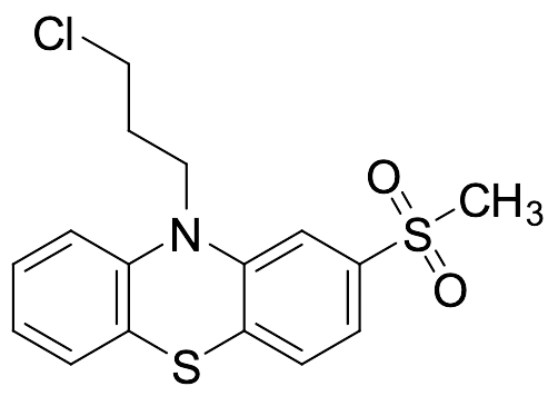 10-(3-Chloropropyl)-2-(methylsulfonyl)-10H-phenothiazine - image 1