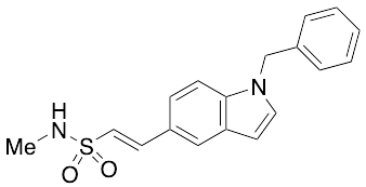 (1E)-N-Methyl-2-[1-(phenylmethyl)-1H-indol-5-yl]ethenesulfonamide - image 1