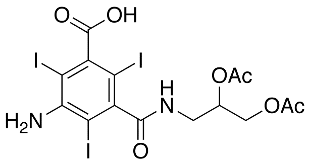 3-Amino-5-[[[2,3-bis(acetyloxy)propyl]amino]carbonyl]-2,4,6-triiodo-benzoic Acid - image 1