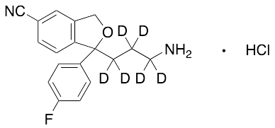 rac Didemethyl Citalopram-d6 Hydrochloride - image 1