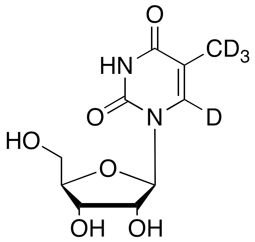 5-Methyluridine-d4 - image 1