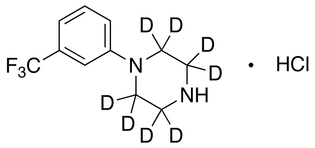 1-(Alpha,Alpha,Alpha-Trifluoro-m-tolyl)piperazine-d8 Hydrochloride - image 1