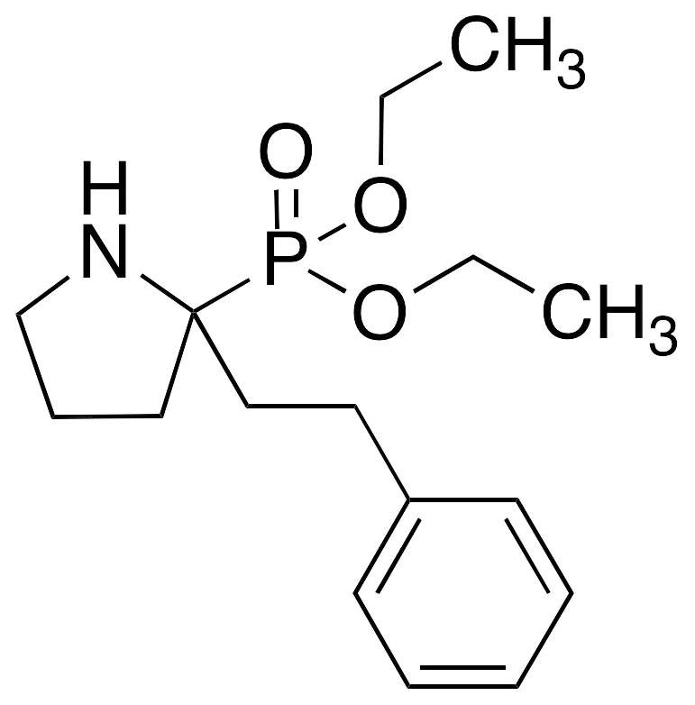 2-Diethoxyphosphoryl-2-phenethyl-pyrrolidine - image 1