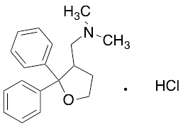 Tetrahydro-N,N-dimethyl-2,2-diphenyl-3-furanmethanamine Hydrochloride (>75%) - image 1