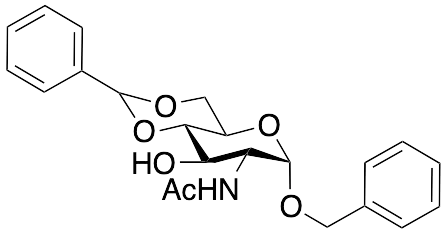 Benzyl 2-Acetamido-4,6-O-benzylidene-2-deoxy-a-D-glucopyranoside - image 1