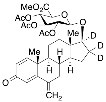 17Beta-Hydroxy Exemestane-d3 17-O-Beta-D-Glucuronide 2,3,4-Triacetate Methyl Ester - image 1