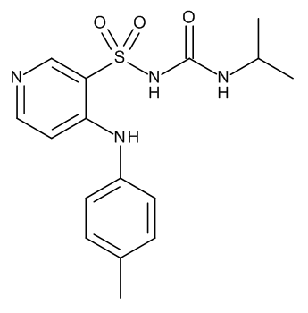 N-[[(1-Methylethyl)amino]carbonyl]-4-[(4-methylphenyl)amino]-3-pyridinesulfonamide - image 1