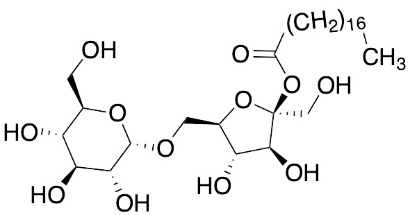 alpha-D-Glucopyranoside-beta-D-fructofuranosyl Octadecanoate - image 1