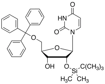 2’-O-(tert-Butyldimethylsilyl)-5’-O-trityluridine - image 1