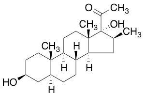 (3Beta,5Alpha,16Beta)-3,17-Dihydroxy-16-methylpregnan-20-one - image 1