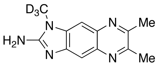 1,6,7-Trimethyl-1H-imidazo[4,5-g]quinoxalin-2-amine-d3 - image 1