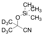 2-Methyl-2-[(trimethylsilyl)oxy]propanenitrile-d6 - image 1