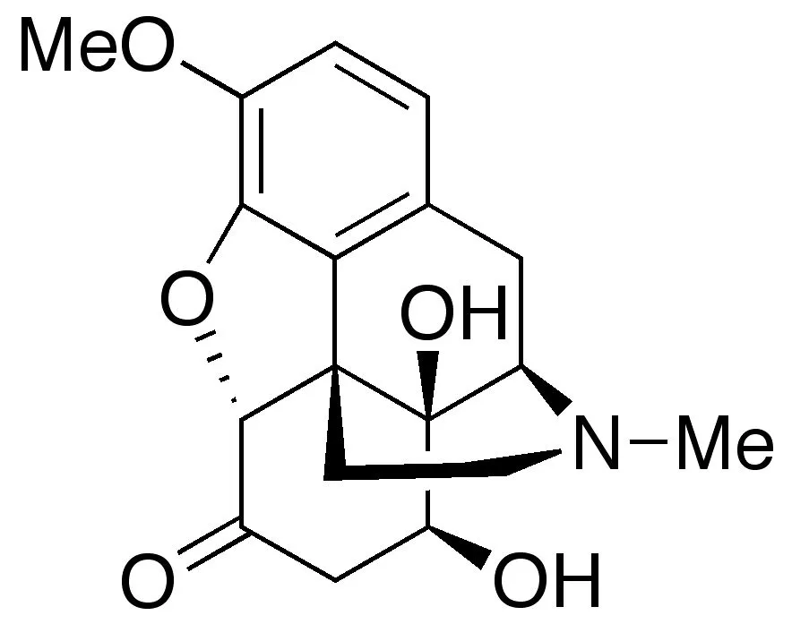 8Beta,14-Dihydroxy-7,8-dihydro Codeinone - image 1