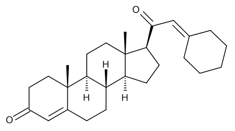 21-(Cyclohexylidene)pregn-4-ene-3,20-dione - image 1