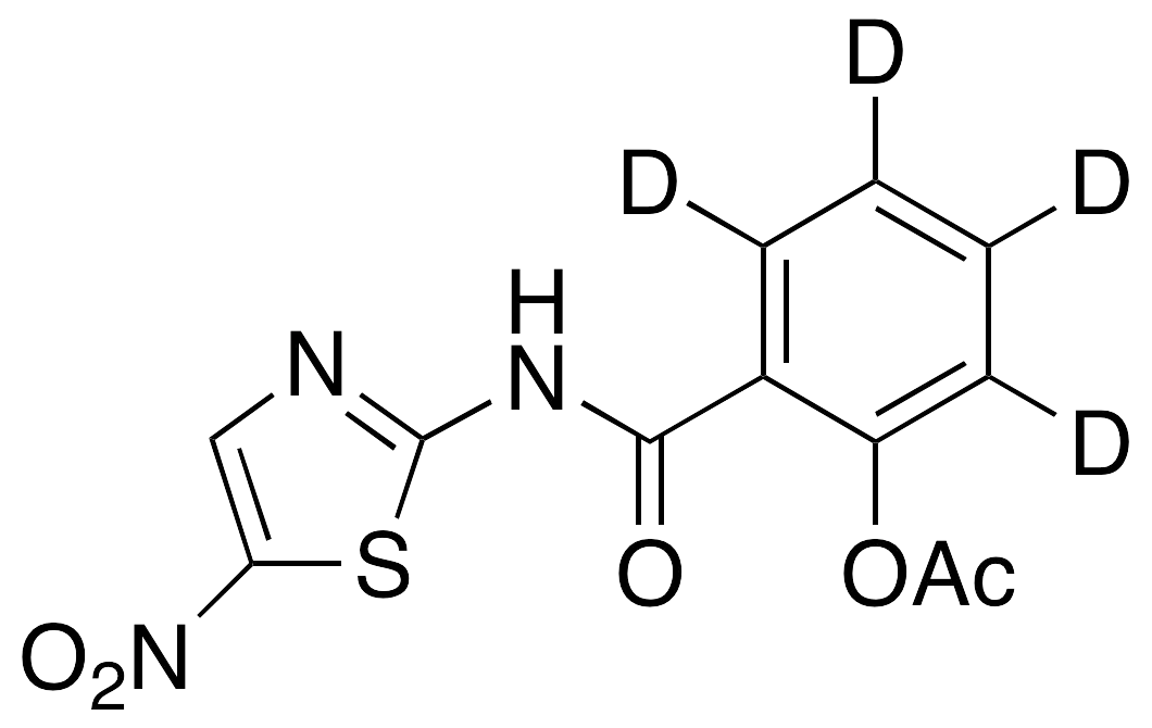Nitazoxanide-d4 - image 1