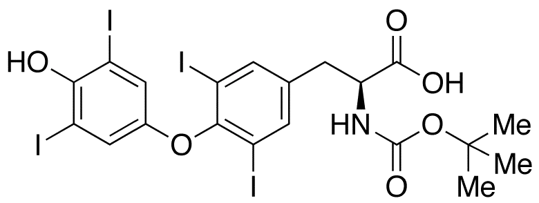N-(tert-Butyloxy)carbonyl-L-thyroxine - image 1