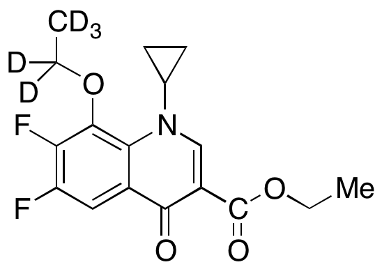 1-Cyclopropyl-8-ethoxy-6,7-difluoro-1,4-dihydro-4-oxo-3-quinolinecarboxylic Acid Ethyl Ester-d5 - image 1
