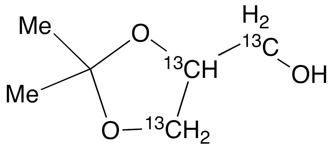 2,2-Dimethyl-1,3-dioxolane-13C3-4-methanol - image 1