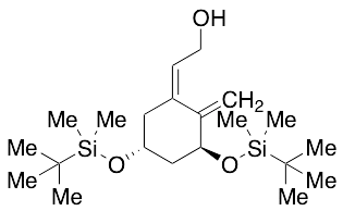 (2Z)-2-[(3S,5R)-3,5-Bis[[(1,1-dimethylethyl)dimethylsilyl]oxy]-2-methylenecyclohexylidene]ethanol - image 1