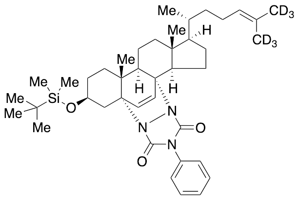 (3Beta,5Alpha,8Alpha)-5,8-[N,N-(4-Phenylurazole)]-3-O-tert-butyldimethylsilyl-6-dehydro-desmostanol-d6 - image 1