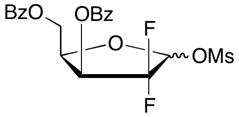 2-Deoxy-2,2-difluoro-D-threo-furo-pentose-3,5-dibenzoate 1-Methanesulfonate - image 1