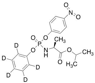 N-[(S)-(4-Nitrophenoxy)phenoxy-2,3,4,5,6-d5-phosphinyl]-L-Alanine-d5 1-Methylethyl Ester - image 1