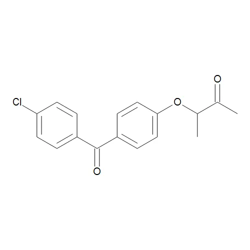 3-[4-(4-Chlorobenzoyl)phenoxy]-2-butanone(Fenofibrate Impurity) - image 1