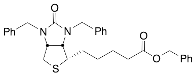 [3aS-(3aalpha,4beta,6aalpha)]-Hexahydro-2-oxo-1,3-bis(phenylmethyl)-1H-Thieno[3,4-d]imidazole-4-pentanoic Acid Phenylmethyl Ester - image 1