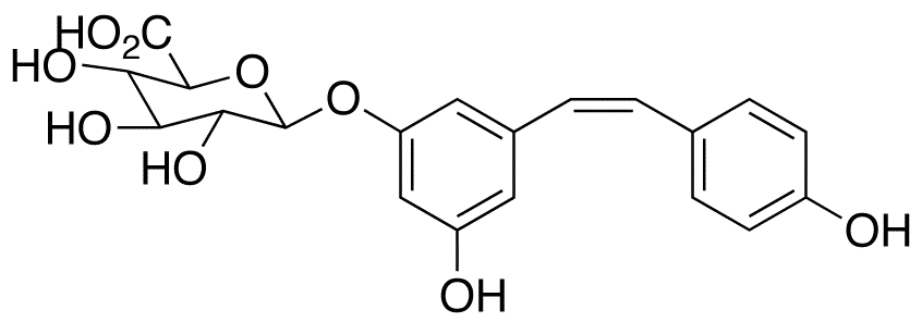 cis-Resveratrol 3-O-Beta-D-Glucuronide (contains up to 15% trans isomer) - image 1