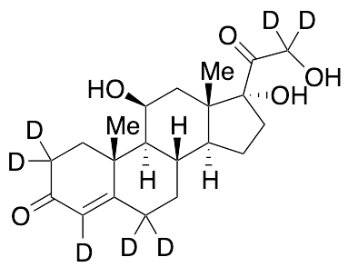 Hydrocortisone-2,2,4,6,6,21,21-d7 (d6 Major)(Cortisol) - image 1