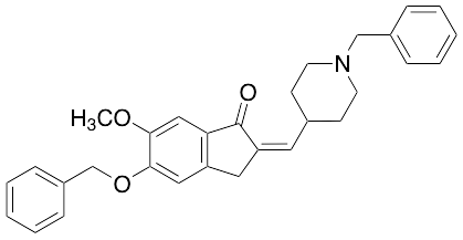 1-Benzyl-4-[(5-benzyloxy-6-methoxy-1-indanone)-2-ylidenyl]methylpiperidine - image 1