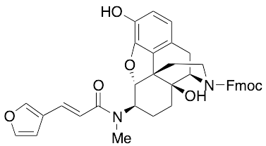 (5Alpha,6Beta)-4,5-Epoxy-6-[[(2E)-3-(3-furanyl)-1-oxo-2-propenyl]methylamino]-3,14-dihydroxymorphinan-17-carboxylic Acid 9H-Fluoren-9-ylmethyl Ester - image 1