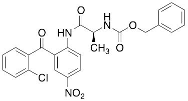 (S)-[2-[[2-(2-Chlorobenzoyl)-4-nitrophenyl]amino]-1-methyl-2-oxoethyl]-carbamic Acid Phenylmethyl Ester - image 1