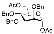 1,6-Di-O-acetyl-2,3,4-tri-O-benzyl-Alpha-D-mannopyranose - image 1