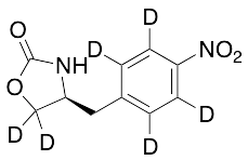 (4S)-4-[(4-Nitrophenyl)methyl]-2-oxazolidinone-d6 - image 1