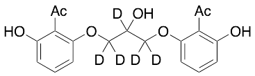 1,3-Bis(2-acetyl-3-hydroxyphenoxy)-2-hydroxypropane-D5 - image 1