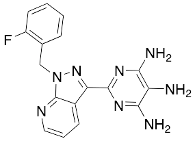 2-[1-(2-Fluorobenzyl)-1H-pyrazolo[3,4-b]pyridin-3-yl]pyrimidine-4,5,6-triamine - image 1