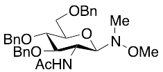 2-(Acetylamino)-2-deoxy-N-methoxy-N-methyl-3,4,6-tris-O-(phenylmethyl)-b-D-glucopyranosylamine - image 1