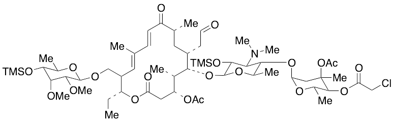 4”’-O-Chloroacetyl-4’,2’’-O-di(trimethysilyl)tylosin 3,3’’’-Diacetate - image 1