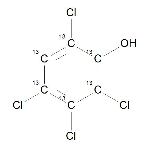 2,4,5,6-Tetrachlorophenol-13C6 - image 1