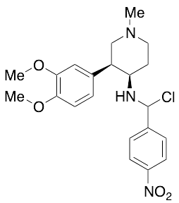 (3S,4R)-N-(Chloro(4-nitrophenyl)methyl)-3-(3,4-dimethoxyphenyl)-1-methylpiperidin-4-amine - image 1
