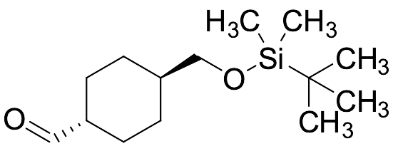 trans-4-[[[(1,1-Dimethylethyl)dimethylsilyl]oxy]methyl]cyclohexanecarboxaldehyde - image 1