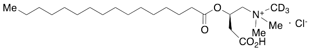 Palmitoyl-L-carnitine-d3 Hydrochloride - image 1