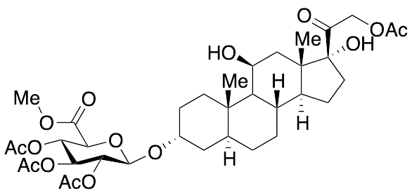 21-O-Acetyl Allo-3Alpha-tetrahydro Cortisol 3-(2’,3’,4’-Tri-O-acetyl)-Beta-D-Glucuronide Methyl Ester - image 1