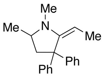 2-Ethylidene-1,5-dimethyl-3,3-diphenylpyrrolidine (cis/trans mixture) (>90%) - image 1