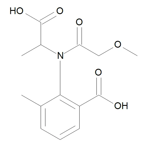 N-(2-Methoxyacetate)-N-(2-carboxy-6-methylphenyl)-alanine (Mixture of Diastereomers) - image 1