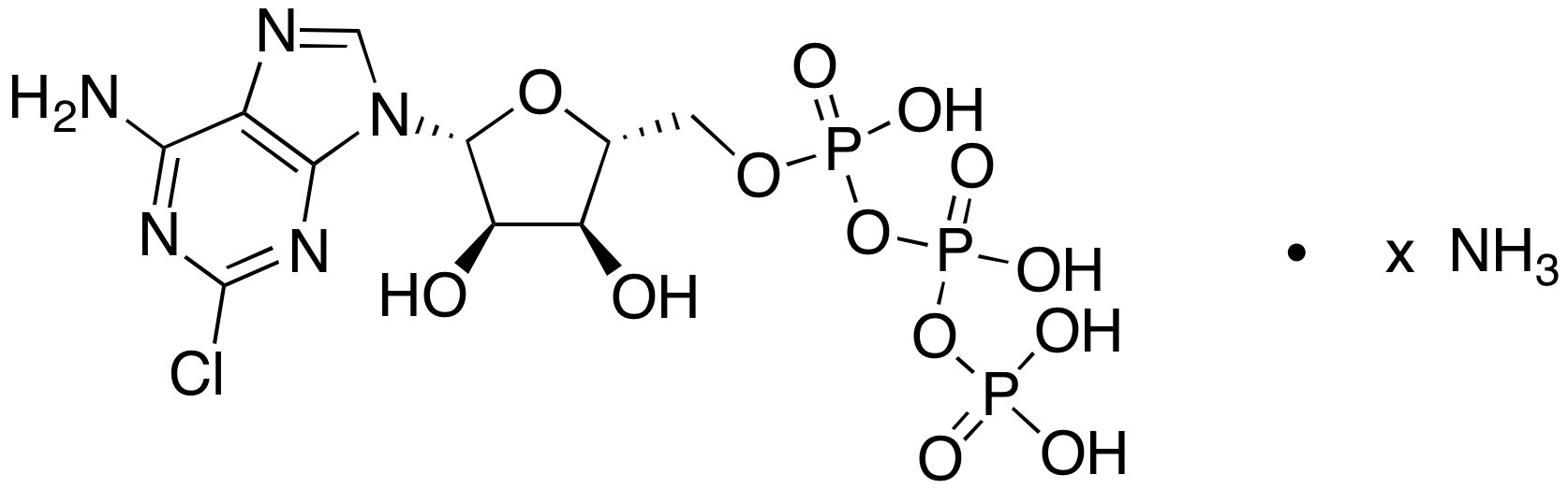 2-Chloroadenosine triphosphate Ammonium Salt (~90%) - image 1