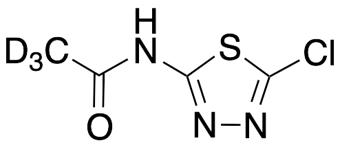 N-(5-Chloro-1,3,4-thiadiazol-2-yl)acetamide-d3 - image 1