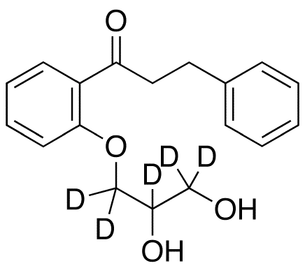 Depropylamino Hydroxy Propafenone-d5 - image 1